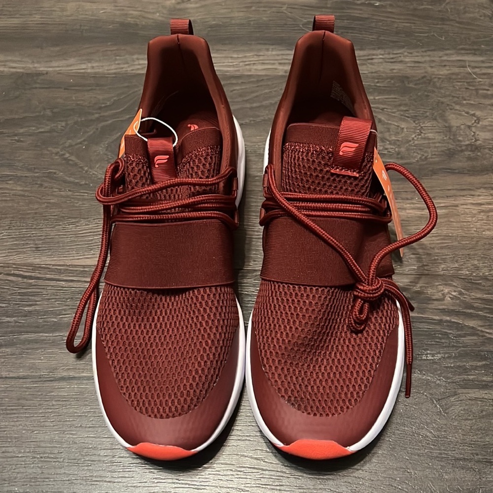 ***SOLD*** Fabletics burgundy athletic shoe - size 8.5